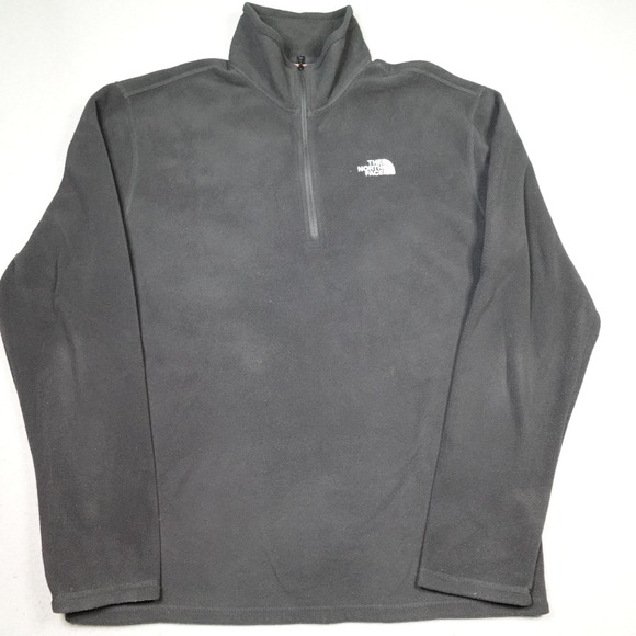 The North Face Other - The North Face Jacket Mens Medium Gray Polartec Classic Fleece 1/4 Zip Pullover